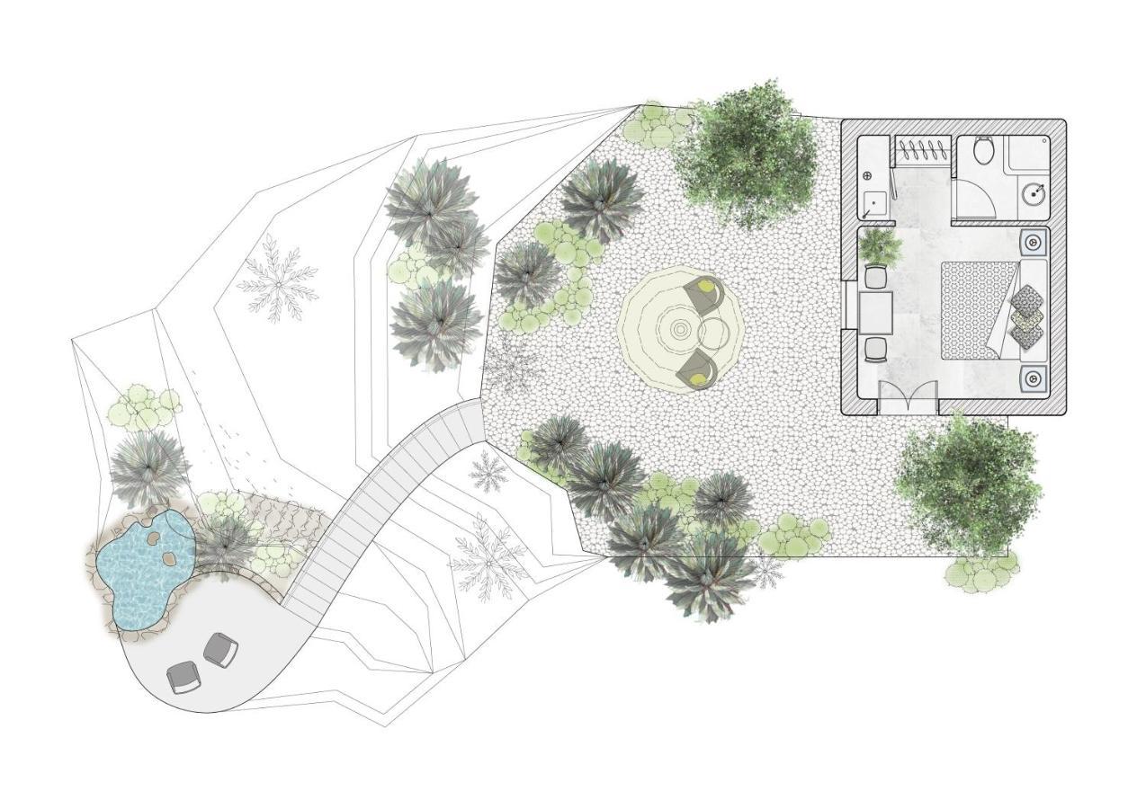 Garden Architect'S Studio Villa Pyrgos Kallistis ภายนอก รูปภาพ